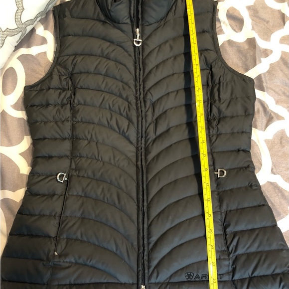 Ariat Equestrian Quilted Sleeveless Vest, Size XS, Dark Gray - Picture 9 of 11